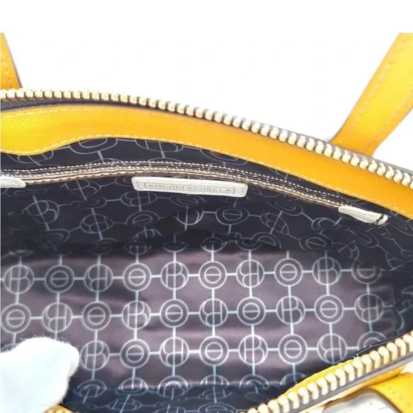 Henri Bendel Leather Hand Tote Shoulder Bag Bijou Camel With Crossbody Strap - Picture 10 of 15